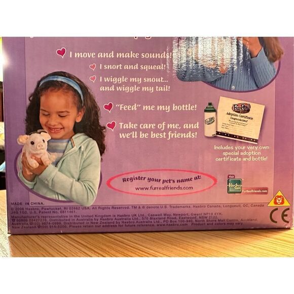 FurReal Friends Newborn Piglet 2006 Sealed Collectible NIB - Picture 12 of 12